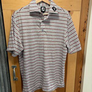 FootJoy x Titleist Striped Performance Golf Polo  Size S